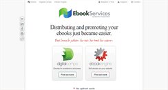 Desktop Screenshot of ebookservices.com